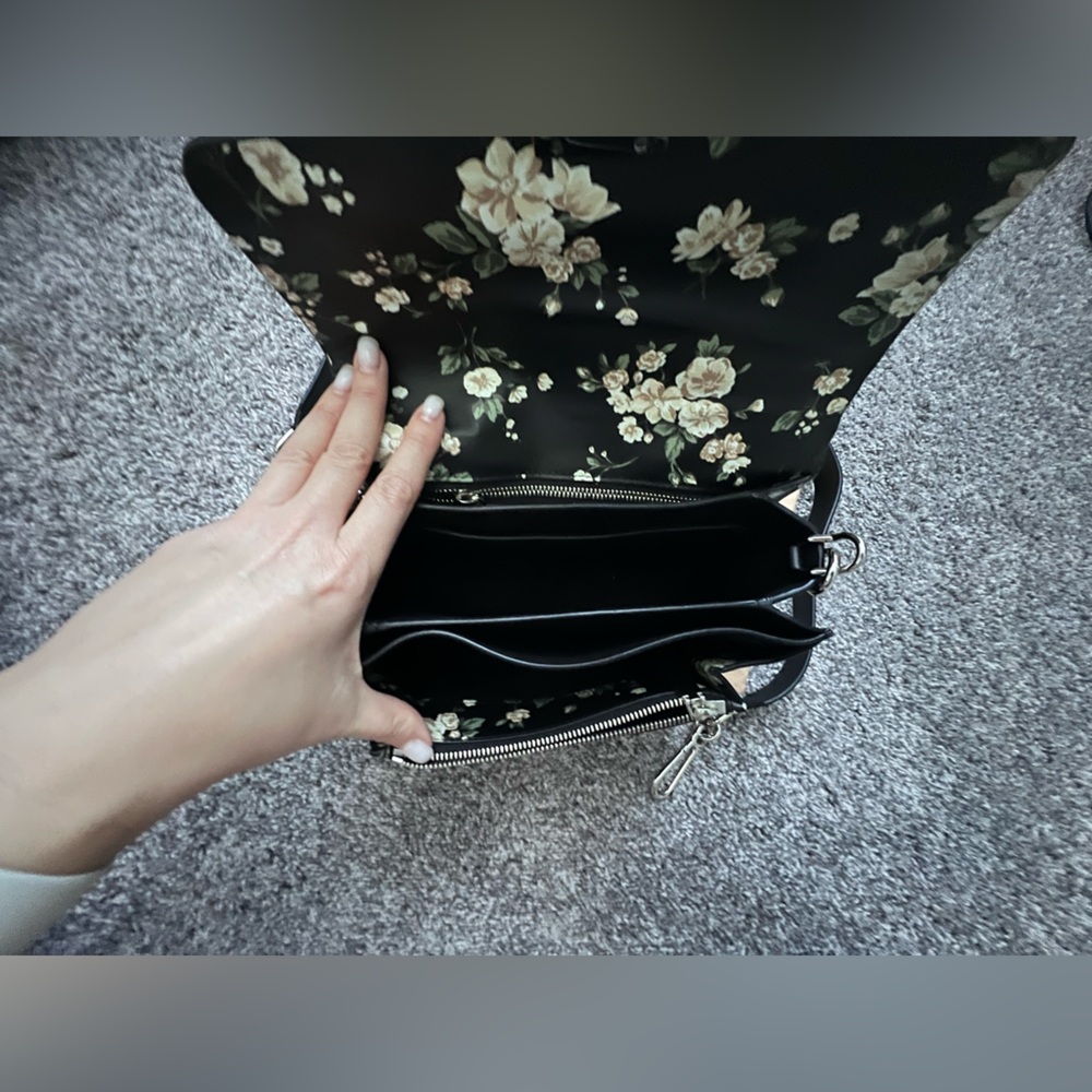Michael Kors Crawford Floral Shoulder Bag - Picture 6 of 16